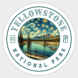 USA - NATIONAL PARK - Yellowstone Park - Wildlife Reserve - 2 Sticker